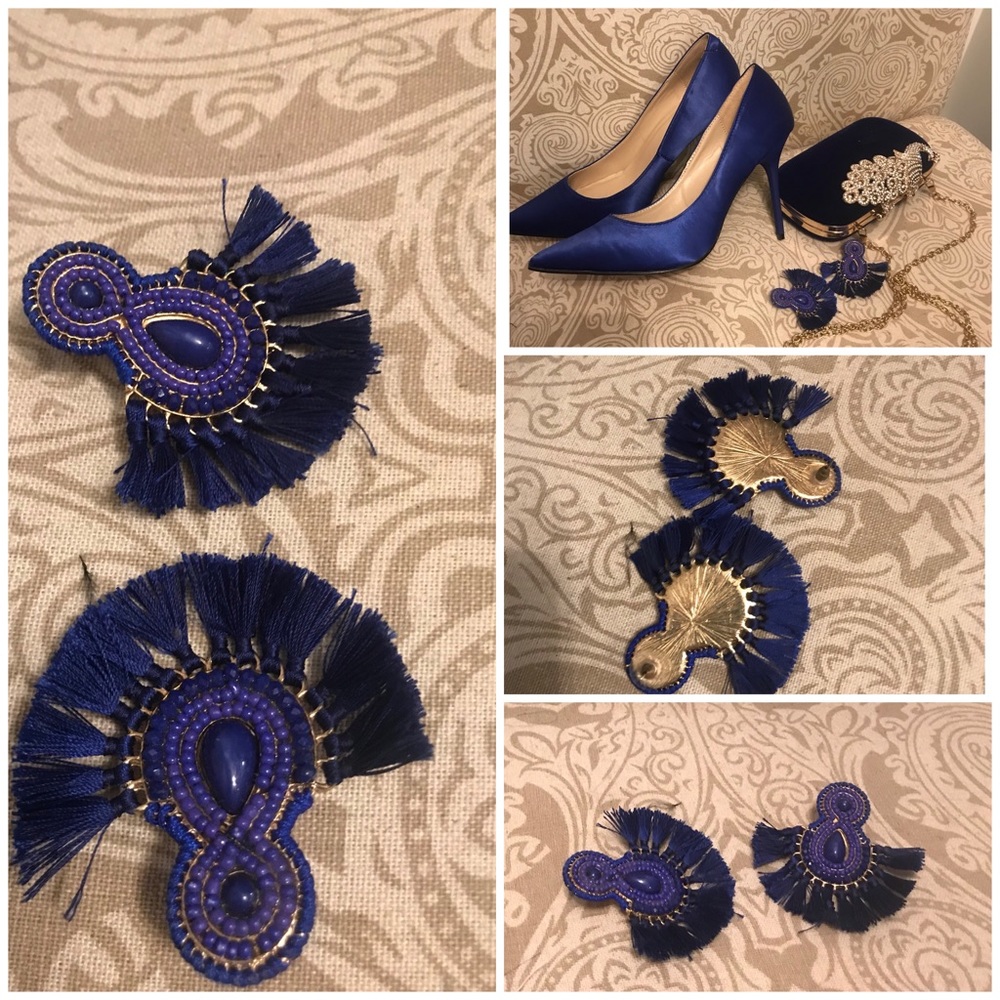 Peacock earrings